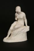 A COPELAND PARIAN FIGURE OF SABRINA, modelled after the original by William Calder Marshall,