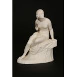 A COPELAND PARIAN FIGURE OF SABRINA, modelled after the original by William Calder Marshall,