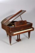 A REISBACH ROSEWOOD CASED BOUDOIR GRAND PIANO, signed Grotman, Steinweg Ltd, London.