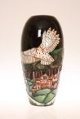 A MOORCROFT "TAWNY TALES" VASE, number 30 of a limited edition of 30, first quality.