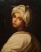 MANNER OF GUIDO RENI (1575-1642), PORTRAIT OF BEATRICE CENCI, oil on canvas, framed and mounted. 30.