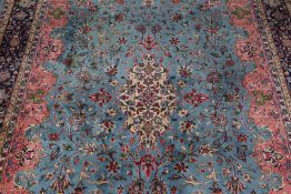 A CHINESE HAND MADE CARPET IN PERSIAN STYLE.