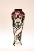 A LARGE MOORCROFT "TALWIN" VASE, first quality.