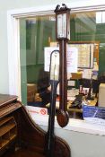 Antique inlaid mahogany stick barometer