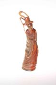 Chinese horn figure, 19th Century,