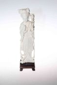 Chinese ivory figure, late 19th/early 20th Century,