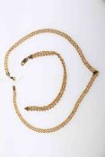 9 carat gold bracelet and necklace,