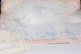 Vintage Ordnance Survey maps of London and 3 Tenancy Agreements