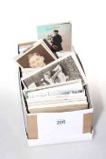 Box of over 650 postcards and photographs