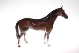Large Beswick model of a racehorse,