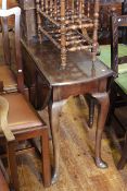 George III mahogany gateleg table,