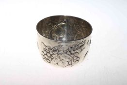 Continental silver embossed berry bowl