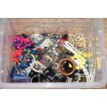 Box of costume jewellery