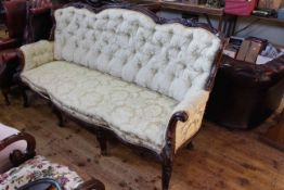 Large Victorian style settee,
