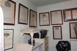 Seven late 19th/early 20th Century insurance certificates;