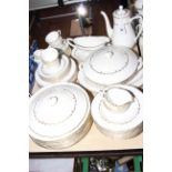 Royal Worcester 'Gold Chantilly' dinner service,