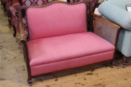 1920's two-seater bergere settee