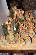 Collection of Pendelfin figures,