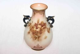 Handley's Worcester two handle vase