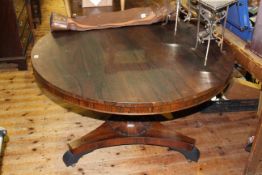 Victorian rosewood circular breakfast table