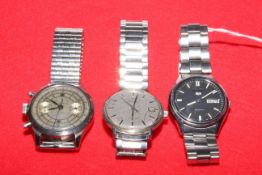 Three watches including Omega and Mulco