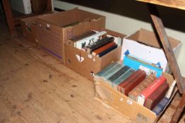 Five boxes of assorted books