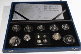 Royal Mint silver 13-coin proof set,