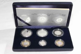 Royal Mint Family Silver Collection 2007 six-coin proof set