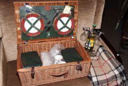 Optima wicker picnic set for the MG Owners Club,