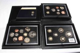 Royal Mint 2014 Collector Edition proof coin set and a Royal Mint 2012 proof coin set (2)