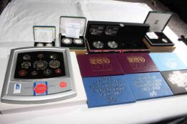 Collection of coinage, some proof silver,
