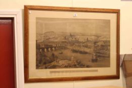 Framed print Newcastle Upon Tyne in the Reign of Queen Elizabeth