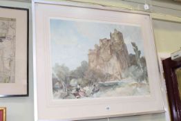 After Sir William Russell Flint, Picnic at La Roche, limited edition print, no.