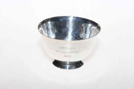 George V Britannia silver bowl,