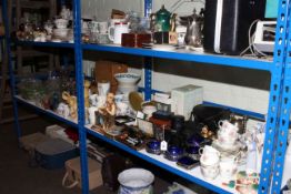 WITHDRAWN Meakin Studio Pottery dinnerware, teaware, figures, cameras, various glassware,