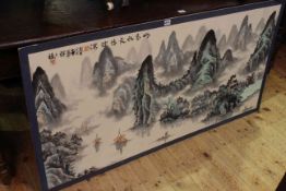 Large Chinese landscape painting 65.