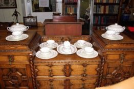 Thirty five piece Minton 'Rosewood' dinner service