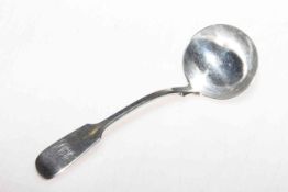 Victorian silver ladle,