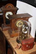 Two mantel clocks,