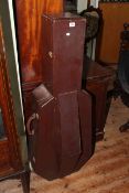 Wooden cello case