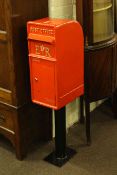 Cast Post Box on stand