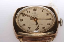 Tudor Royal 9 carat gold '25 year service' wristwatch