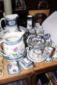Collection of Losol toilet ware, trinket ware, butter dishes,