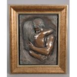 BILL MACK (BORN 1944), A BONDED BRONZE AND MIXED METAL SCULPTURE, framed.