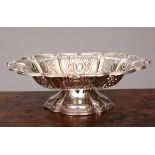 A LATE VICTORIAN SILVER DISH, George Howson, Sheffield 1900,