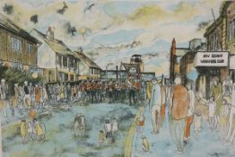 TOM MCGUINNESS (1926-2006), GALA DAY, SEAHAM, signed, titled and numbered 91/200 in pencil, print,