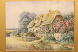 ALEXANDER MOLYNEAUX STANNDARD (1878-1985), A SURREY COTTAGE, signed, watercolour, framed.
