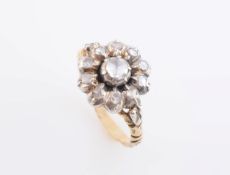 AN EARLY 19TH CENTURY DIAMOND RING,