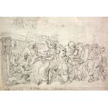 THOMAS ROWLANDSON (1756-1827), "WIT'S LAST STAKE OR THE COBLING VOTERS AND ABJECT CANVASSERS",