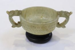 A CHINESE JADE CENSER, 18TH/19TH CENTURY,